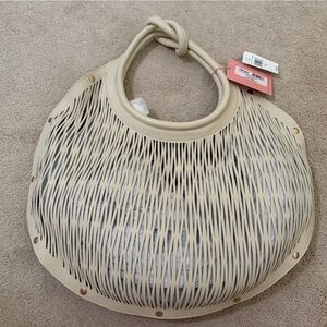 Cult Gaia Adina Shoulder Bag, Off White, Dust Bag Included, NWT